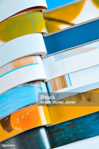 Colourful Magazines Stock Photo - Download Image Now - Arts Culture and Entertainment, Close-up, Color Image