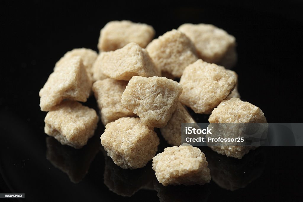 Zucchero di canna - Foto stock royalty-free di Sfondo nero