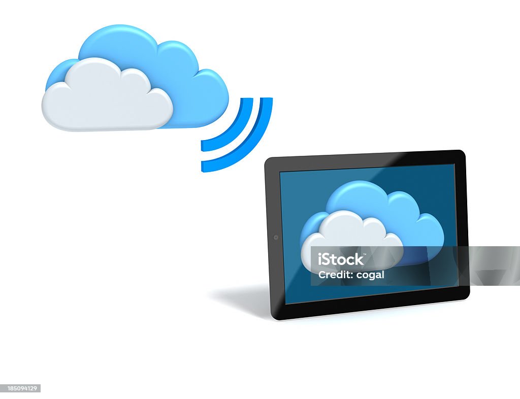Mobile nuvem aplicativos e serviços - Foto de stock de Aplicação móvel royalty-free
