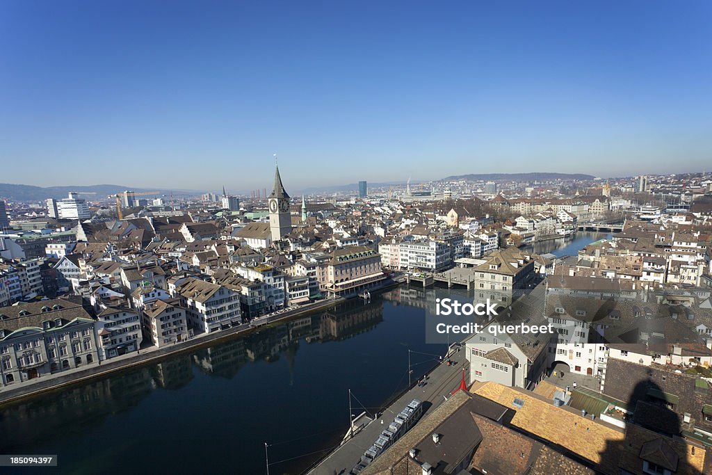 Blick auf Zürich - Lizenzfrei Architektur Stock-Foto