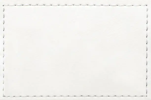 Photo of Leather Blank Jeans Label
