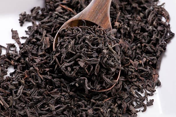 black tee - english breakfast tea stock-fotos und bilder