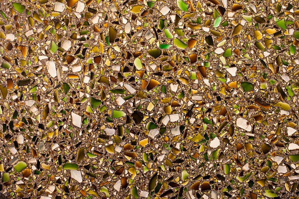 Recycled Glass Countertop stock photo
