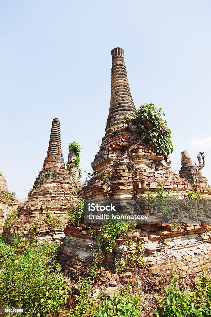 Sagar, Lago Inle, Myanmar - Foto stock royalty-free di Antica civiltà