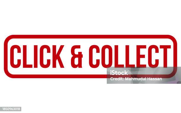 Red Click Ad Red Click Collect Rubber Stamp Seal Vector Stock Illustration ...