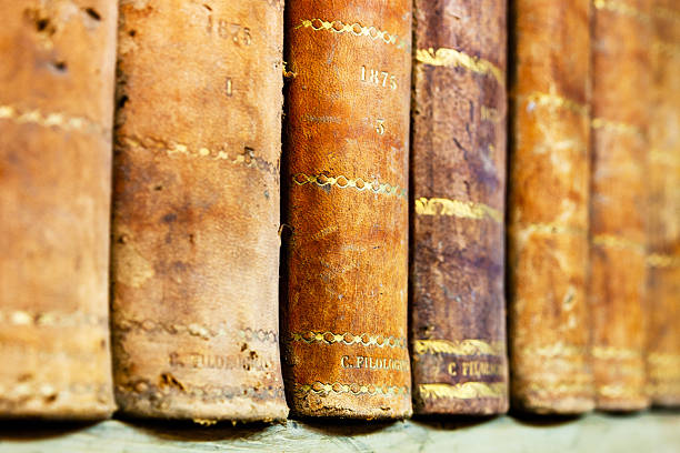 istock Antique Vintage Books Detail 185096360