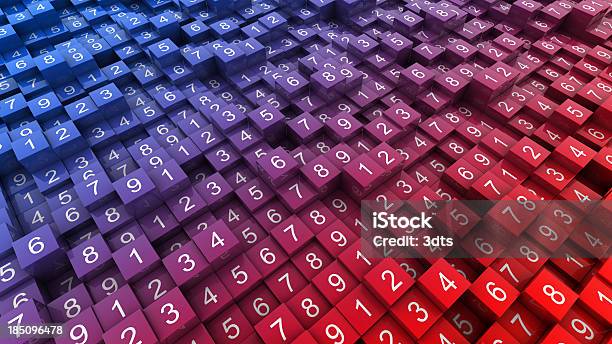 Prime Numbers Gradient Numbers With Gradient Stock Photo - Download Image Now - Number, Chance ...