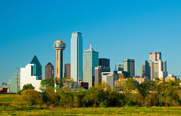 istock Dallas Skyline and wetlands 185096574