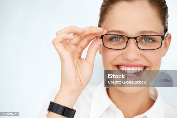 Spektakularny Okularach Idealnie Wzroku - zdjęcia stockowe i więcej obrazów Białe tło - Białe tło, Biały, Biznes