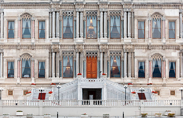 Palácio Ciragan/Istambul Turquia - fotografia de stock