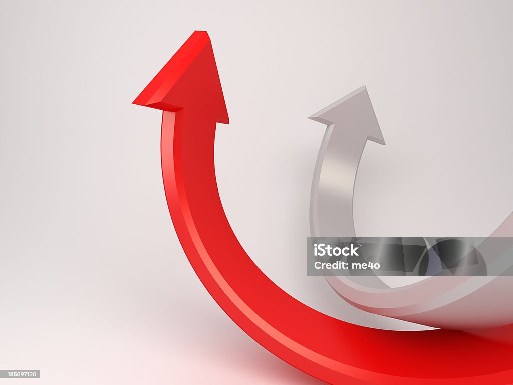 3 d Fondo de concepto arrows moving up - Foto de stock de Señal de flecha libre de derechos