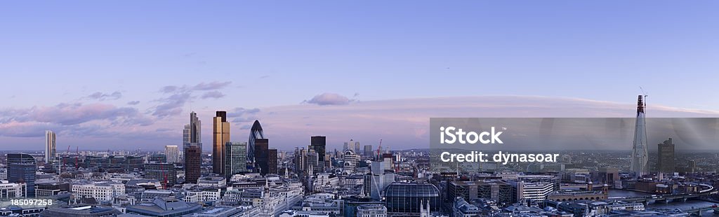 Londyn panoramę Zmierzch panorama - Zbiór zdjęć royalty-free (Londyn - Anglia)