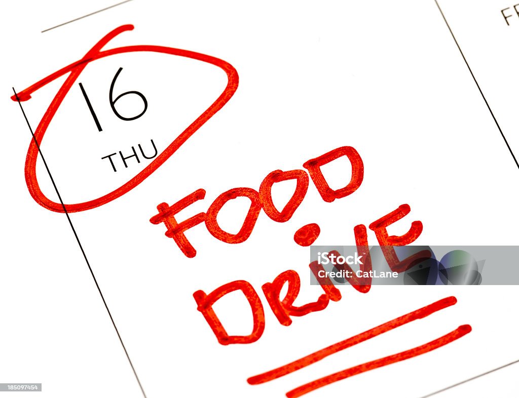 Food Drive - Lizenzfrei Benefiz-Veranstaltung Stock-Foto