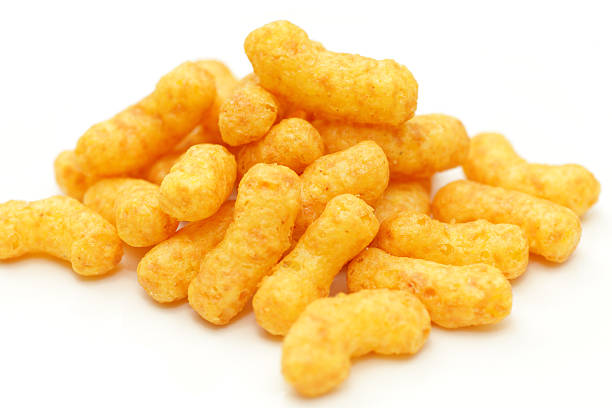 istock Pile of Peanut doodles, isolated on white 185097979