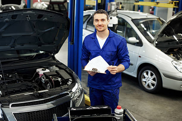 istock An auto-mechanic who values and respects his customer's needs! 185098271