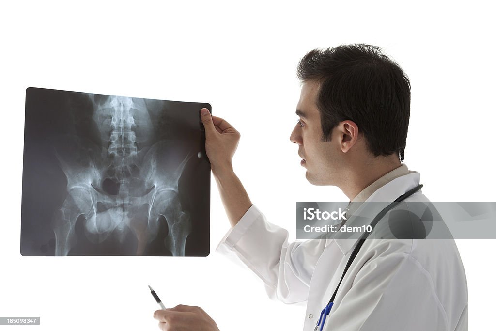 담담의 검사할 엉치뼈 X선 검사 - 로열티 프리 X-레이 스톡 사진
