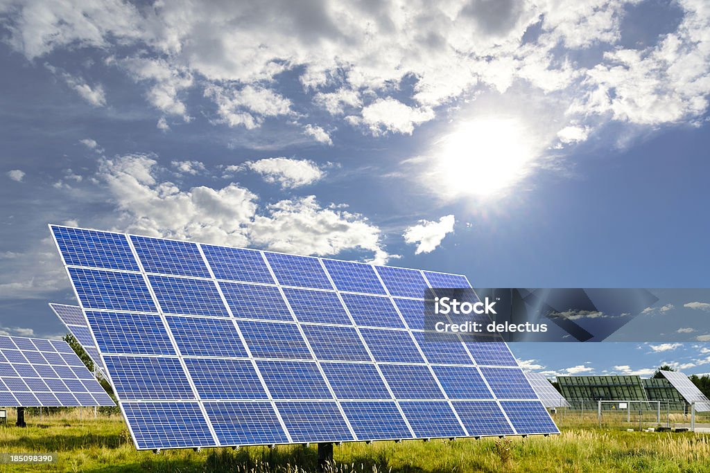 Panneau solaire - Photo de Alimentation électrique libre de droits