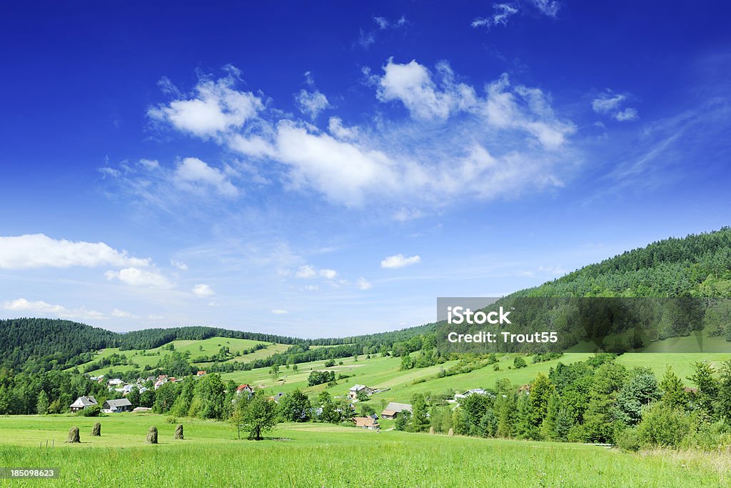 Paisagem da montanha - Foto de stock de Azul royalty-free