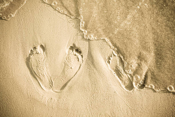 Footprint on Beach - XXXLarge