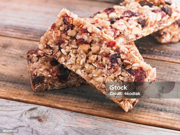 Muesli Bar - Fotografie stock e altre immagini di Barretta di muesli - Barretta di muesli, Spuntino, Frutta