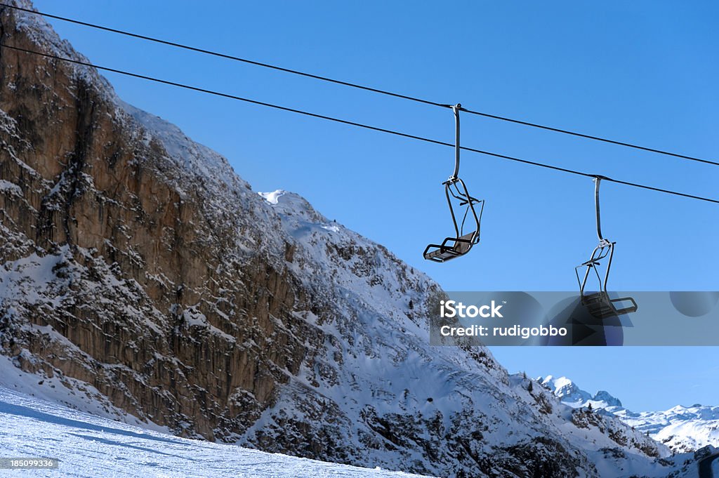 Elevador para Cadeira - Royalty-free Alpes Europeus Foto de stock