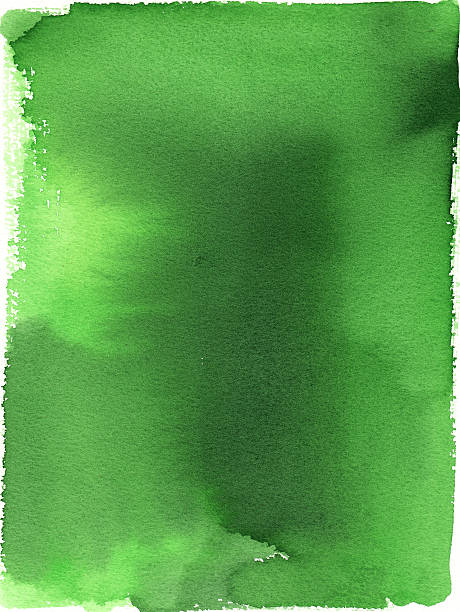 ilustrações de stock, clip art, desenhos animados e ícones de fundo verde pintura em aquarela - backgrounds textured textured effect green