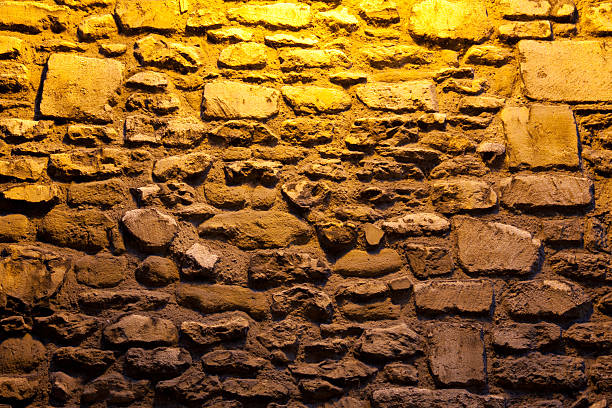 Brick wall background. Stack of old bricks. 3D render illustration.