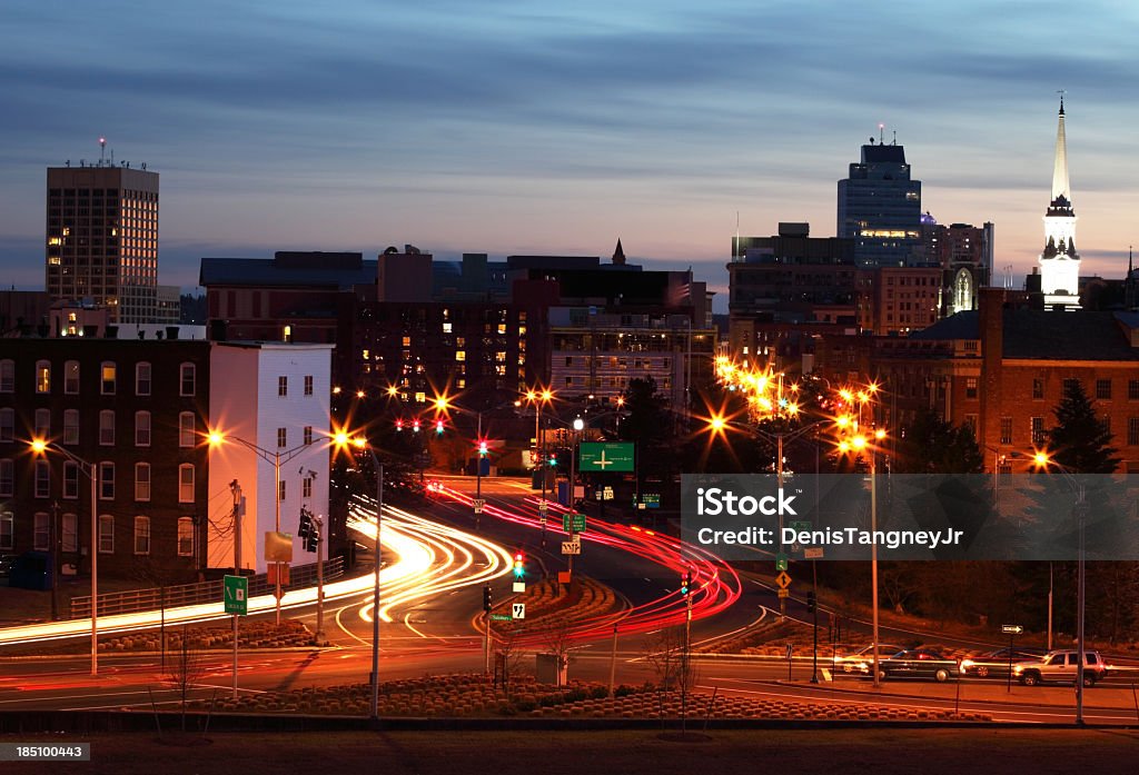 Worcester, Massachusetts - Foto de stock de Arquitetura royalty-free