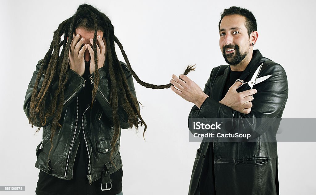 Cutting secador de cabello rastafari - Foto de stock de Cabello corto libre de derechos