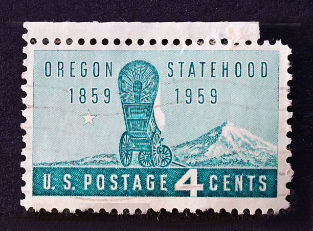 istock Oregon Statehood Stamp 185100661