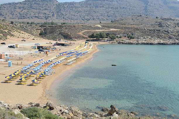 istock Agathi beach on Rhodes, Greece 185101107