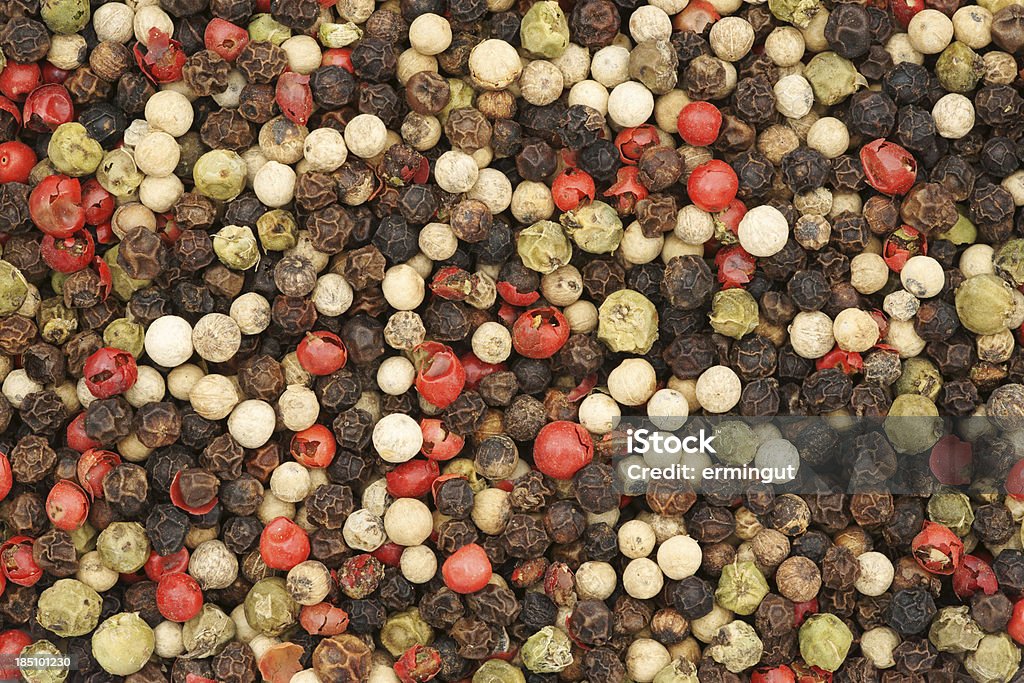 Mixed peppercorns background Backgrounds Stock Photo