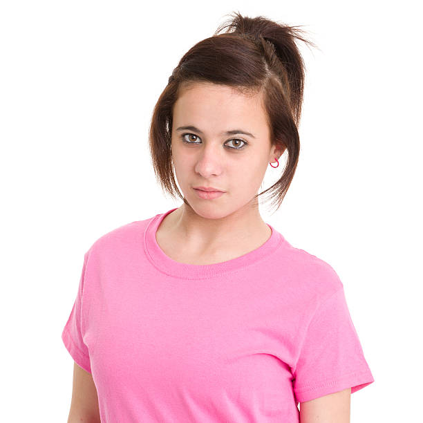 istock Teenage Girl Looking With Blank Expression 185101494