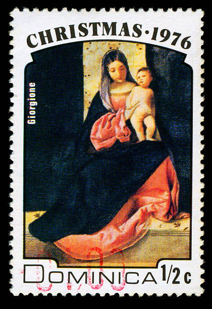 istock Virgin Mary Postage Stamp, Dominica 185101554