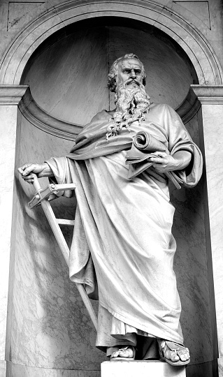 Statue of St. Paul located in the Basilica of St. Paul in Rome. Italy\u2028http://www.massimomerlini.it/is/rome.jpg\u2028http://www.massimomerlini.it/is/romebynight.jpg\u2028http://www.massimomerlini.it/is/vatican.jpg