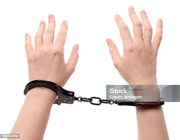 Hände Handcuff Stockfoto und mehr Bilder von Abschließen - Abschließen, Angeklagter, Bestrafung