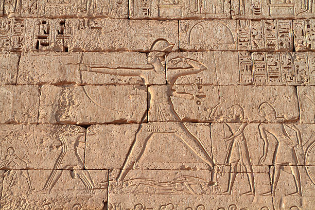 Battle scene, Medinet Habu, Theban Necropolis, Luxor, Egypt
