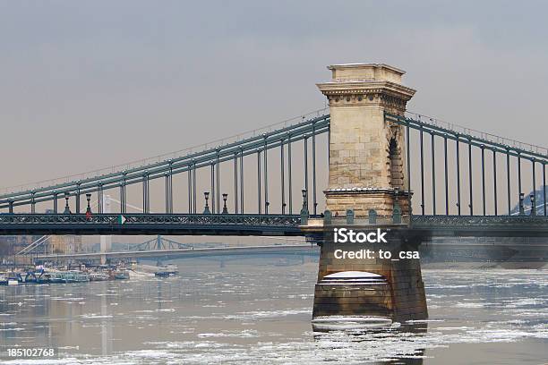 Foto de Ponte Das Correntes Budapeste e mais fotos de stock de Budapeste - Budapeste, Capitais internacionais, Cidade