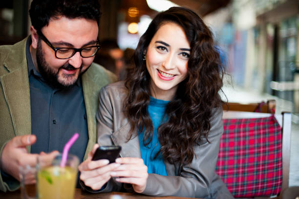 istock Couple Talking, Cafe, Outdoors 185102870