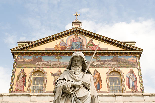 istock Basilica of St. Paul in Rome 185102975