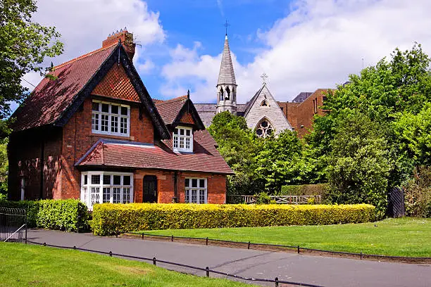 Photo of House and temple in Dublin.