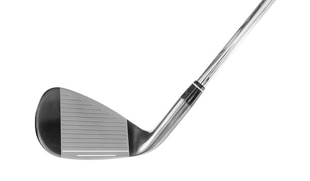 Iron golf club Iron golf club isolated on white. golf club stock pictures, royalty-free photos & images
