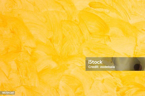 Sfondo Parete Gialla - Fotografie stock e altre immagini di Sfondo giallo - Sfondo giallo, Texture - Effetti fotografici, Vernice
