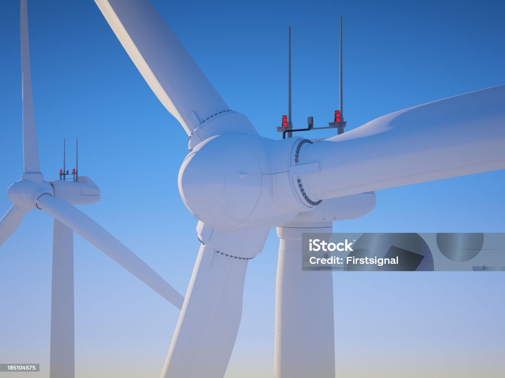 Turbina a vento - Foto stock royalty-free di Agricoltura