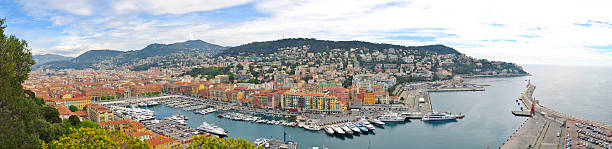 istock Panorama of Nice sea port 185104714