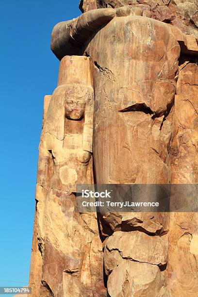 巨像の巨像テーべが置かれた場所エジプト - アフリカのストックフォトや画像を多数ご用意 - アフリカ, アメンホテプ3世, エジプト