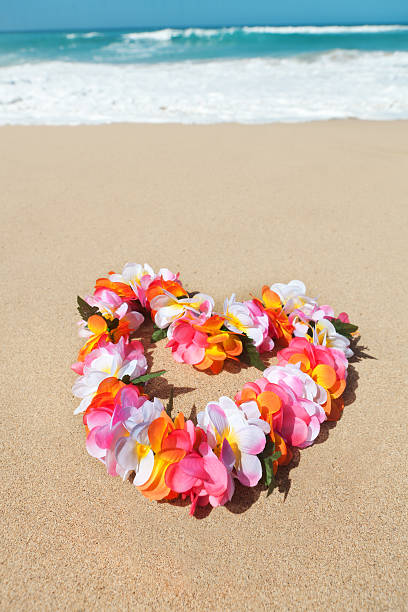 istock Hawaiian Lei on the Tropical Paradise Beach Vt 185105055