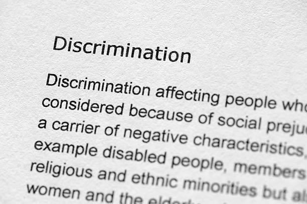 istock Definition of the word discrimination 185105454