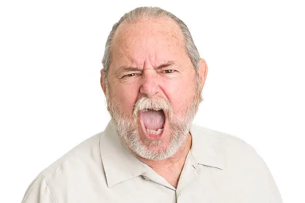 Photo of Shouting Senior Man