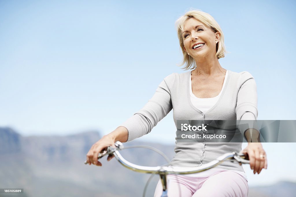 Nur ich und mein Fahrrad - Lizenzfrei Aktiver Lebensstil Stock-Foto